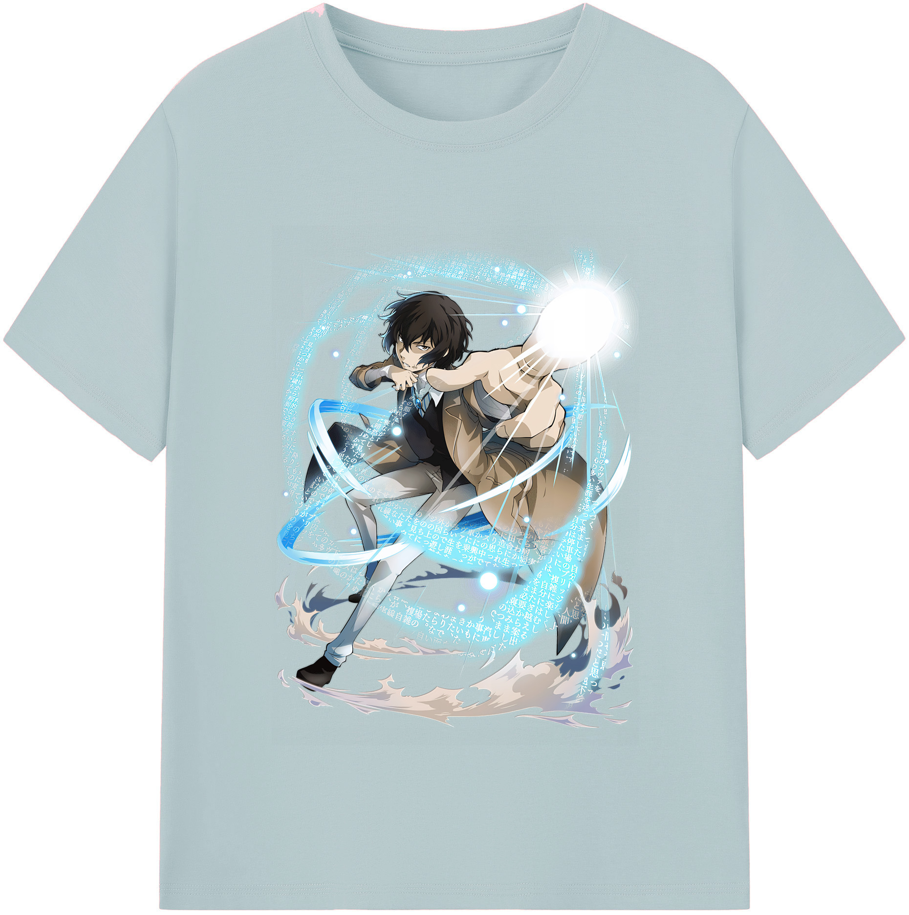 （画像用） 文豪ストレイドッグス Bungo Stray Dogs 綿100％半袖Tシャツ（フロントプリント）